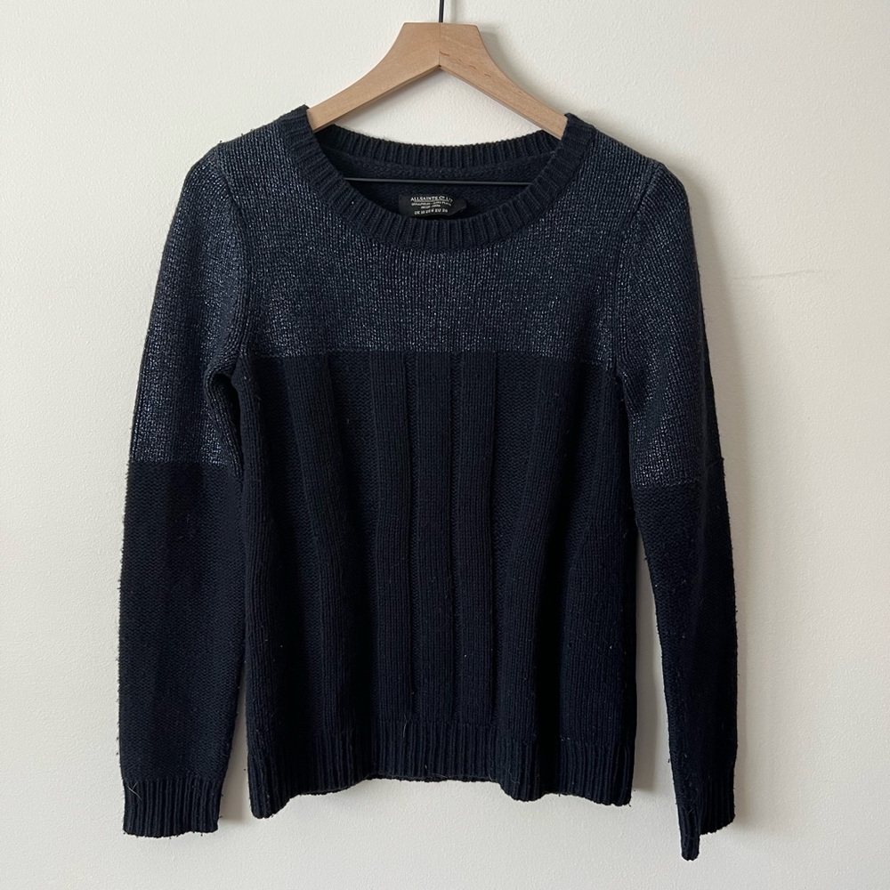 Allsaints epea contrast crew
